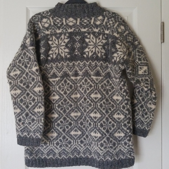 Handknitted Nordic vintage sweater - Picture 3 of 3